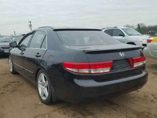 1HGCM55623A071888 - 2003 HONDA ACCORD EX BLACK photo 3