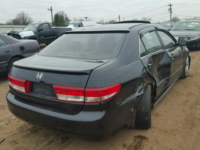 1HGCM55623A071888 - 2003 HONDA ACCORD EX BLACK photo 4