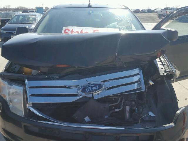 2FMDK46C18BA05525 - 2008 FORD EDGE SE BLACK photo 7