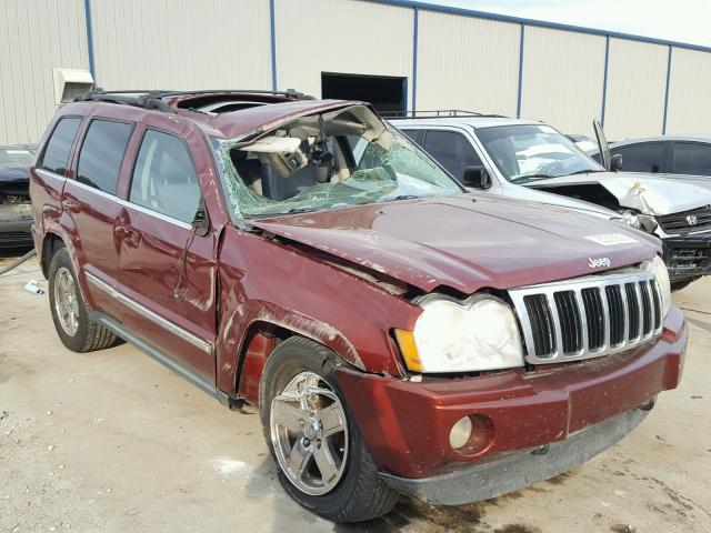 1J8HR58M27C667408 - 2007 JEEP GRAND CHER RED photo 1