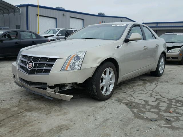 1G6DF577190160923 - 2009 CADILLAC CTS TAN photo 2