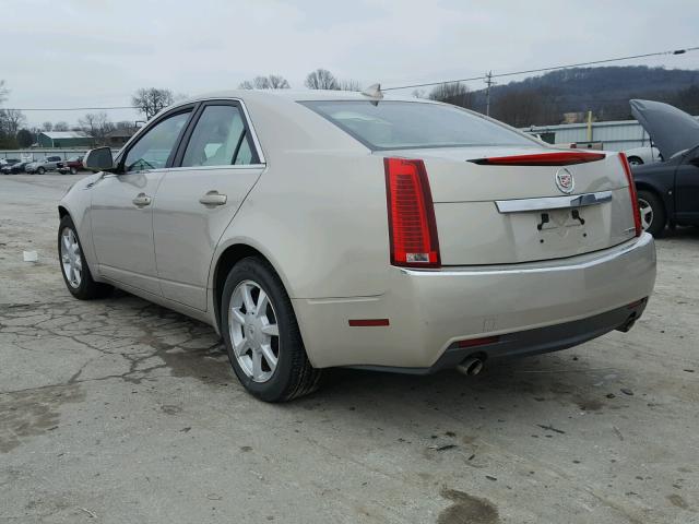 1G6DF577190160923 - 2009 CADILLAC CTS TAN photo 3