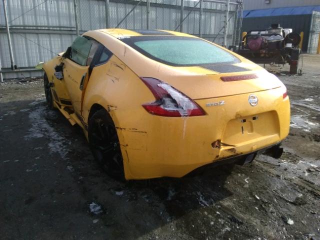 JN1AZ4EH8JM570941 - 2018 NISSAN 370Z BASE YELLOW photo 3