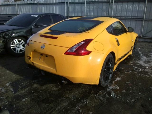 JN1AZ4EH8JM570941 - 2018 NISSAN 370Z BASE YELLOW photo 4