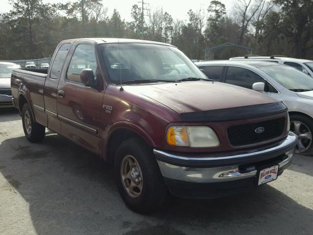 1FTRX17L6WKA86324 - 1998 FORD F150 MAROON photo 1