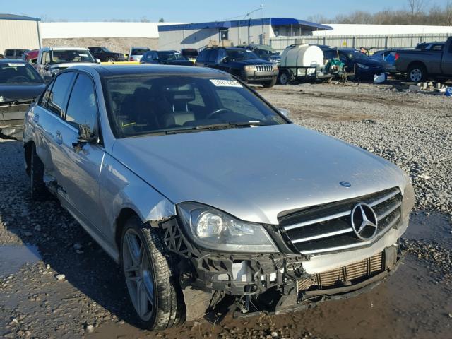 WDDGF4HB5EG246430 - 2014 MERCEDES-BENZ C 250 SILVER photo 1