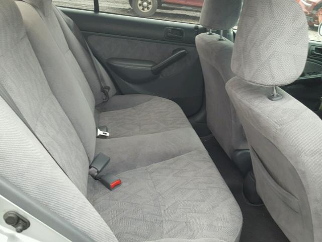 JHMES26741S004170 - 2001 HONDA CIVIC EX ვერცხლისფერი ფოტო 6