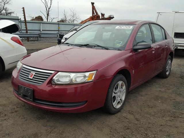 1G8AJ52F15Z169389 - 2005 SATURN ION LEVEL BURGUNDY photo 2