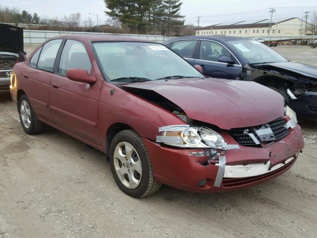 3N1CB51D76L468635 - 2006 NISSAN SENTRA 1.8 BURGUNDY photo 1