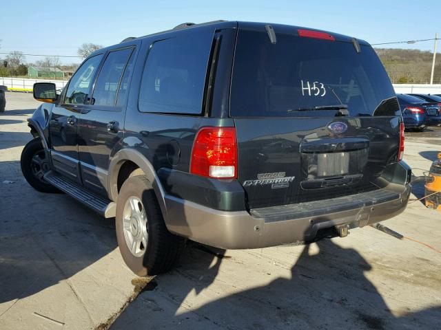 1FMFU18L53LC41182 - 2003 FORD EXPEDITION GREEN photo 3