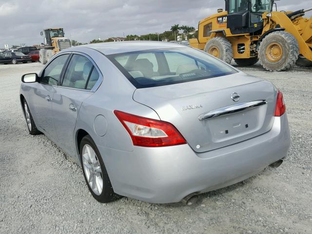 1N4AA5AP9AC804099 - 2010 NISSAN MAXIMA S SILVER photo 3