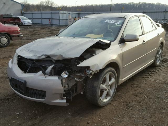 1YVHP80C475M38504 - 2007 MAZDA 6 I TAN photo 2