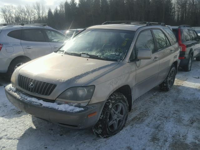 JT6HF10UXY0147648 - 2000 LEXUS RX 300 TAN photo 2