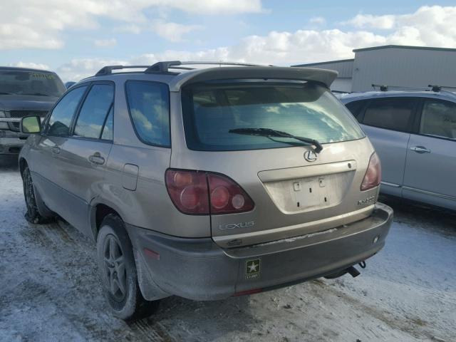 JT6HF10UXY0147648 - 2000 LEXUS RX 300 TAN photo 3