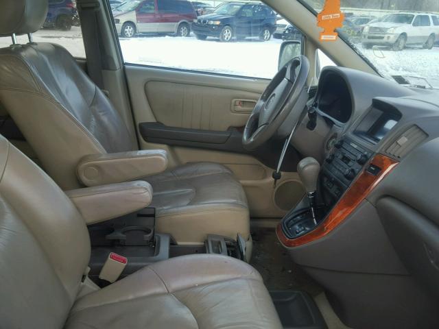 JT6HF10UXY0147648 - 2000 LEXUS RX 300 TAN photo 5