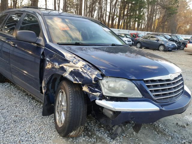 2A4GF68496R676396 - 2006 CHRYSLER PACIFICA T BLUE photo 9