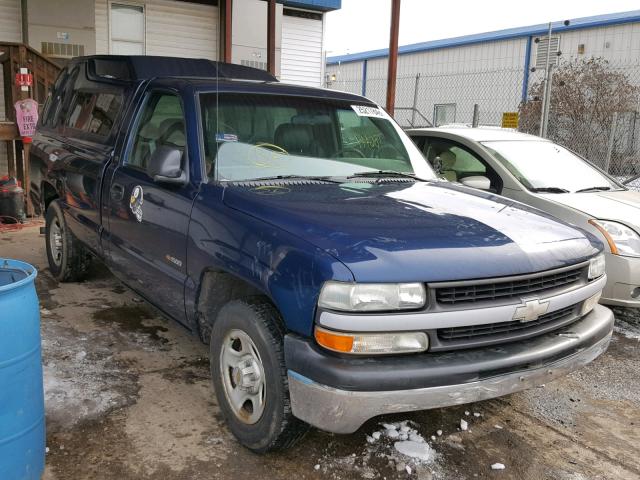 1GCEC14W6XE195942 - 1999 CHEVROLET SILVERADO BLUE photo 1