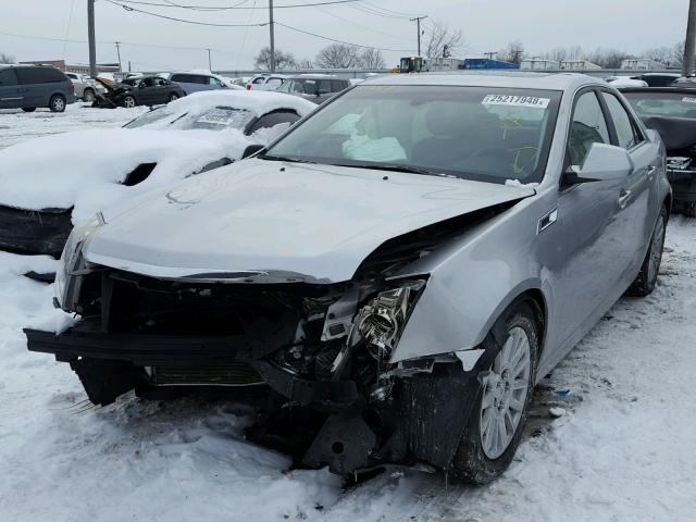 1G6DG5E50D0116094 - 2013 CADILLAC CTS LUXURY SILVER photo 2