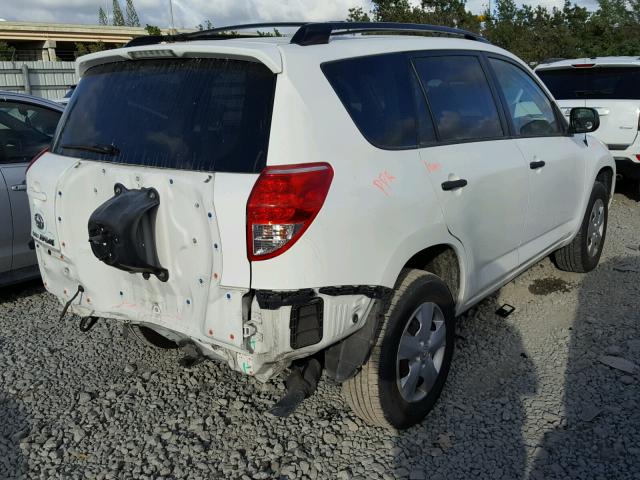 JTMZD33V265015485 - 2006 TOYOTA RAV4 WHITE photo 4