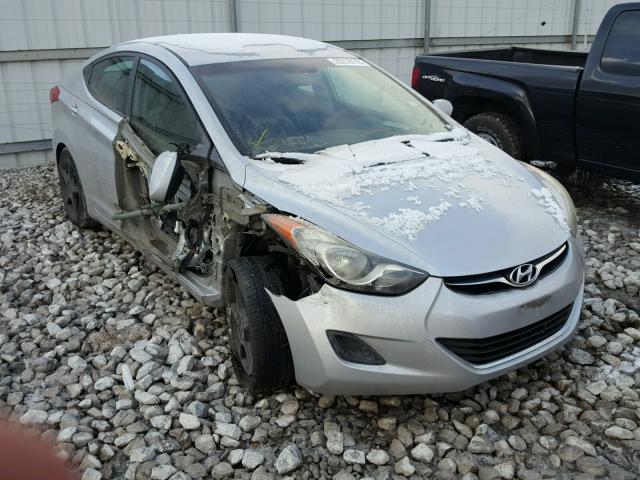 5NPDH4AEXBH027773 - 2011 HYUNDAI ELANTRA GL SILVER photo 1