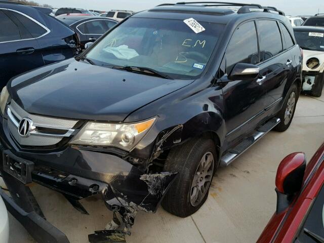 2HNYD28328H512832 - 2008 ACURA MDX TECHNO BLACK photo 2