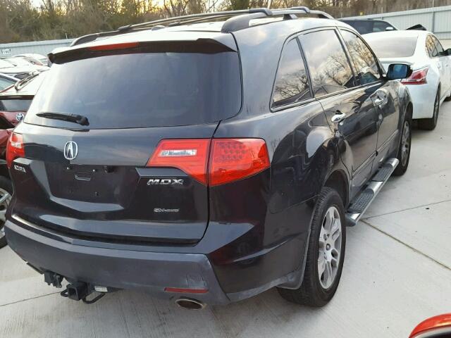 2HNYD28328H512832 - 2008 ACURA MDX TECHNO BLACK photo 4