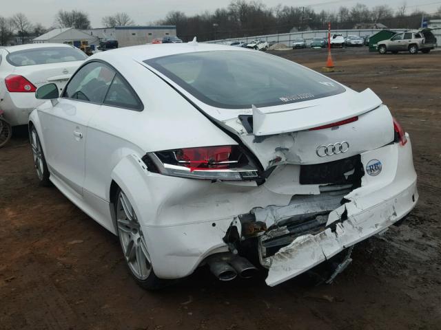 TRUUF38J691018269 - 2009 AUDI TTS WHITE photo 3