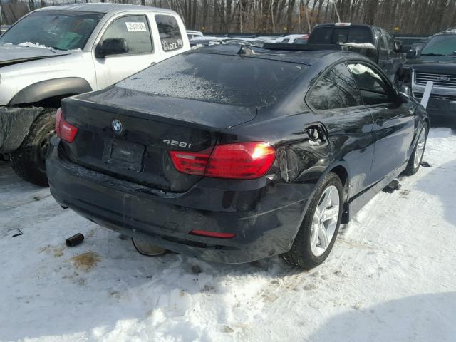 WBA3N3C58FK234002 - 2015 BMW 428 I BLACK photo 4