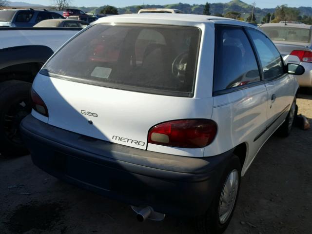 2C1MR2263S6790986 - 1995 GEO METRO BASE WHITE photo 4