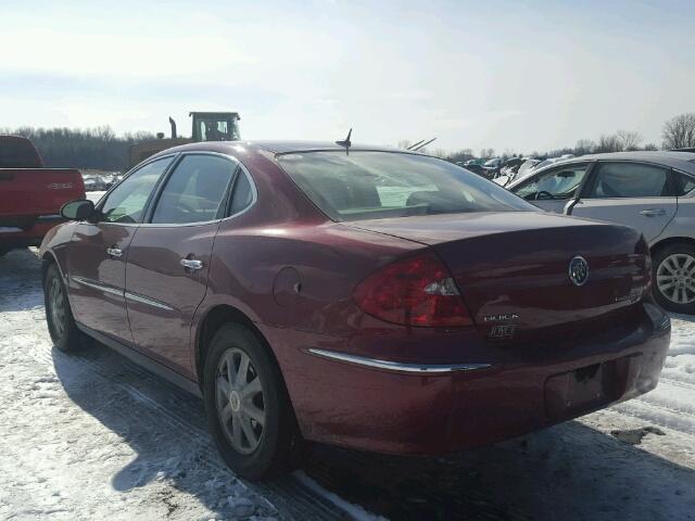 2G4WC582791183009 - 2009 BUICK LACROSSE C MAROON photo 3