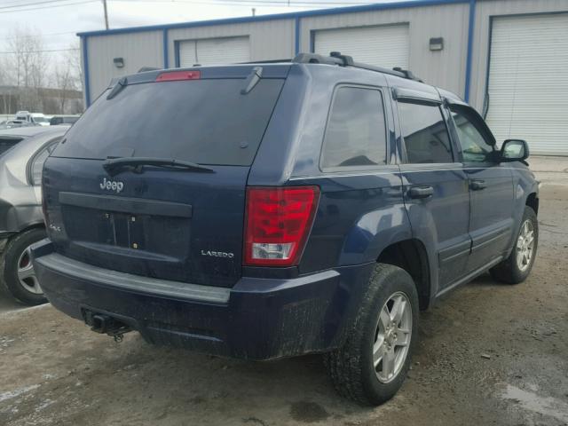 1J4GR48K35C653472 - 2005 JEEP GRAND CHER BLUE photo 4