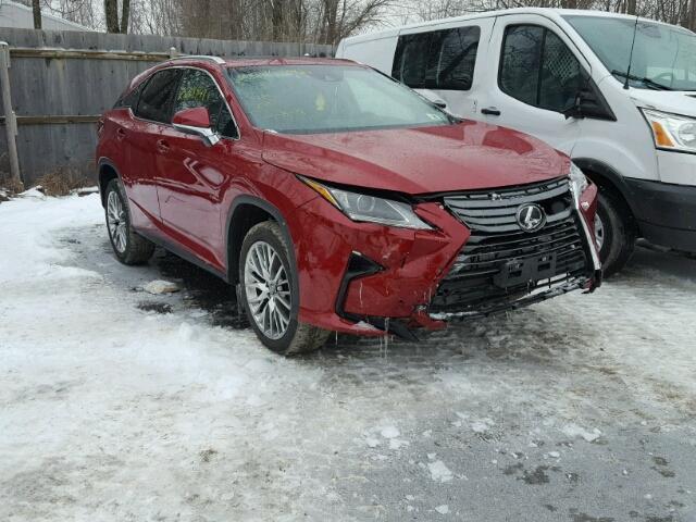 2T2BZMCA2HC058571 - 2017 LEXUS RX 350 RED photo 1