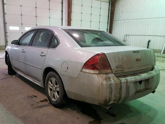 2G1WF5E37C1291221 - 2012 CHEVROLET IMPALA LS SILVER photo 3