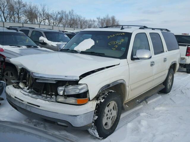 1GNEC16Z06J178221 - 2006 CHEVROLET SUBURBAN C WHITE photo 2