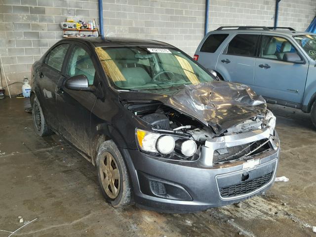 1G1JA5SH0D4192691 - 2013 CHEVROLET SONIC LS GRAY photo 1