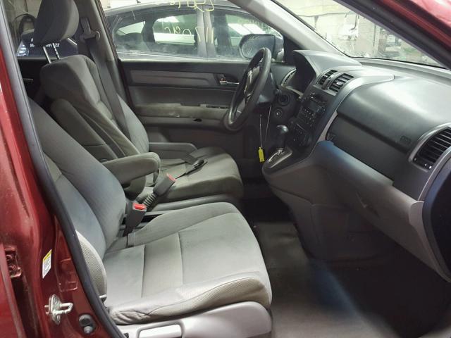 JHLRE38507C083225 - 2007 HONDA CR-V EX RED photo 5