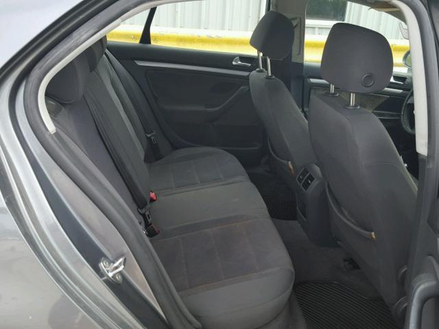 3VWPF71K86M659825 - 2006 VOLKSWAGEN JETTA VALU GRAY photo 6