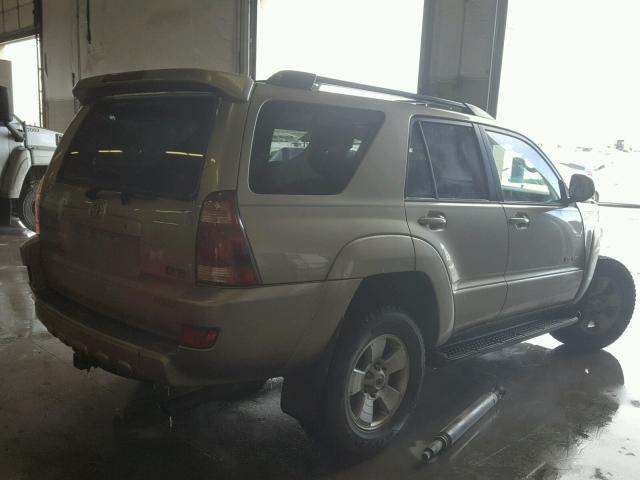 JTEBU14R548014555 - 2004 TOYOTA 4RUNNER SR TAN photo 4