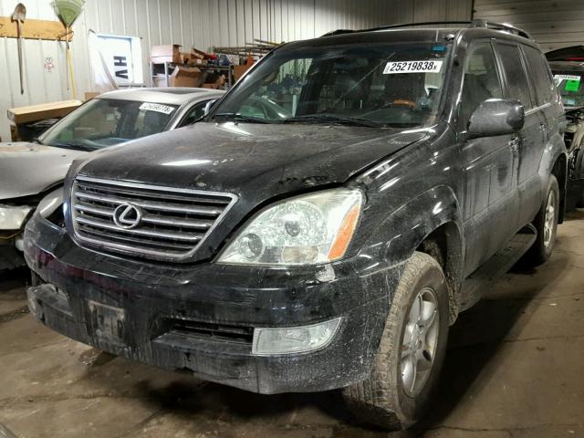 JTJBT20X550073426 - 2005 LEXUS GX 470 BLACK photo 2