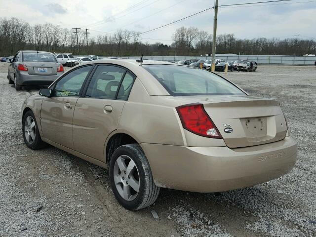1G8AL58FX6Z116306 - 2006 SATURN ION LEVEL GOLD photo 3