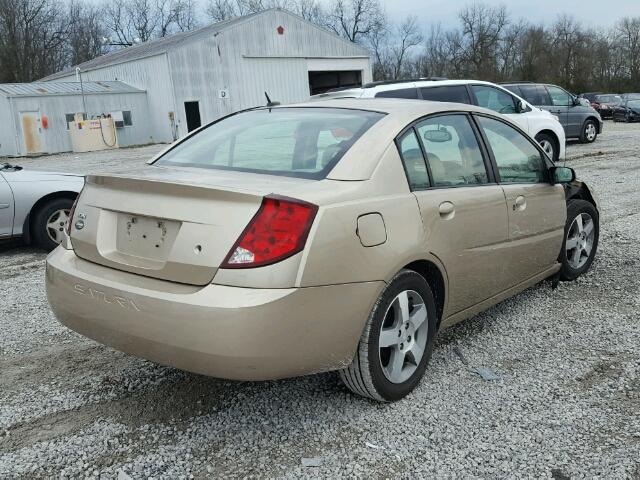 1G8AL58FX6Z116306 - 2006 SATURN ION LEVEL GOLD photo 4