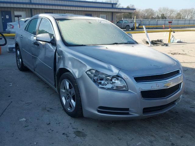 1G1ZH57B78F213095 - 2008 CHEVROLET MALIBU 1LT SILVER photo 1