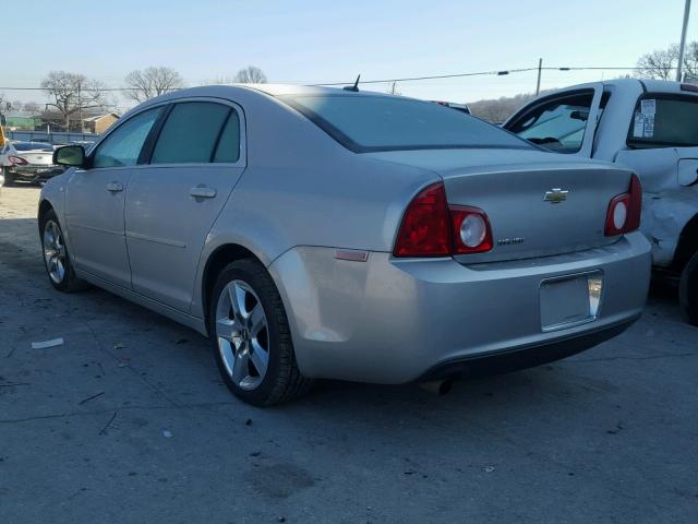 1G1ZH57B78F213095 - 2008 CHEVROLET MALIBU 1LT SILVER photo 3