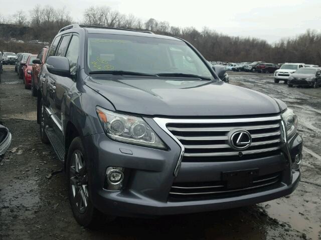 JTJHY7AX5E4132717 - 2014 LEXUS LX 570 GRAY photo 1