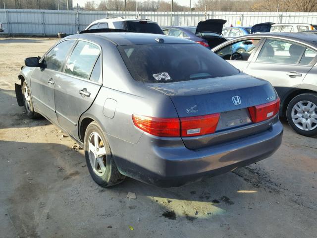 1HGCM56805A024491 - 2005 HONDA ACCORD EX GRAY photo 3