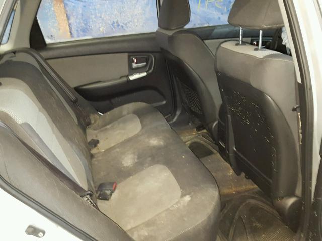 KNAFE162585013686 - 2008 KIA SPECTRA5 5 SILVER photo 6