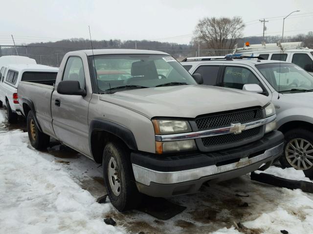 1GCEK14VX4E228754 - 2004 CHEVROLET SILVERADO SILVER photo 1