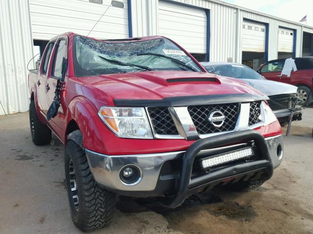 1N6AD07W06C422941 - 2006 NISSAN FRONTIER C RED photo 1