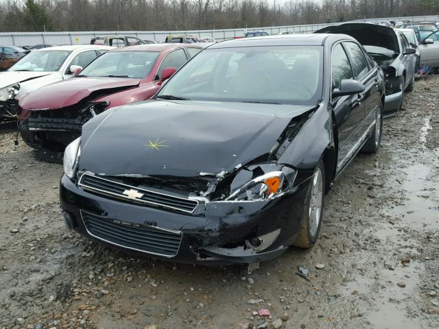 2G1WD58C369289909 - 2006 CHEVROLET IMPALA SUP BLACK photo 2