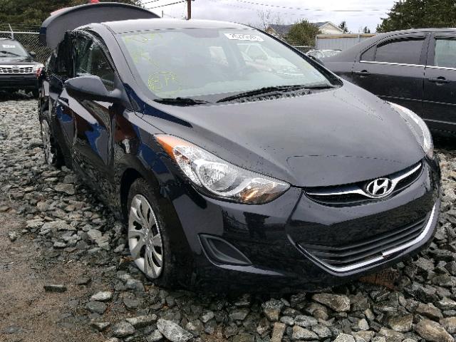 5NPDH4AE4DH381968 - 2013 HYUNDAI ELANTRA GL BLACK photo 1